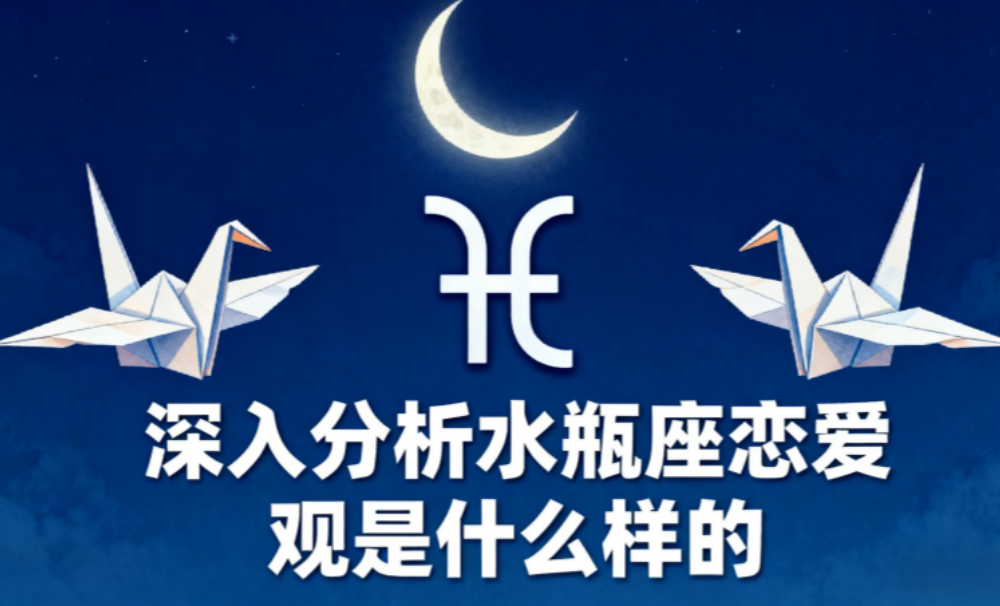 深入分析水瓶座恋爱观是什么样的？