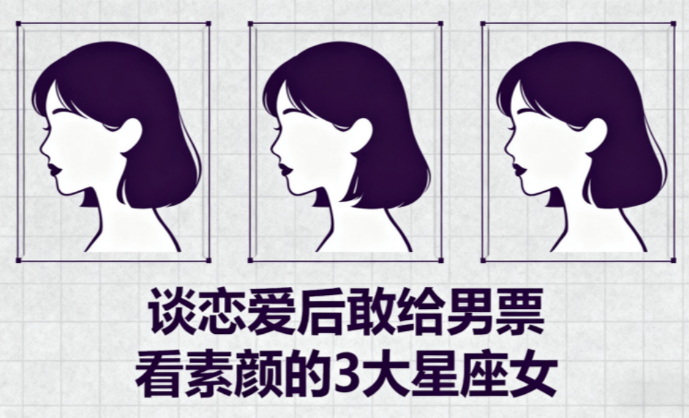 谈恋爱后敢给男票看素颜的3大星座女