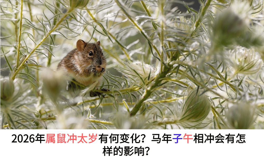 2026年属鼠冲太岁有何变化？