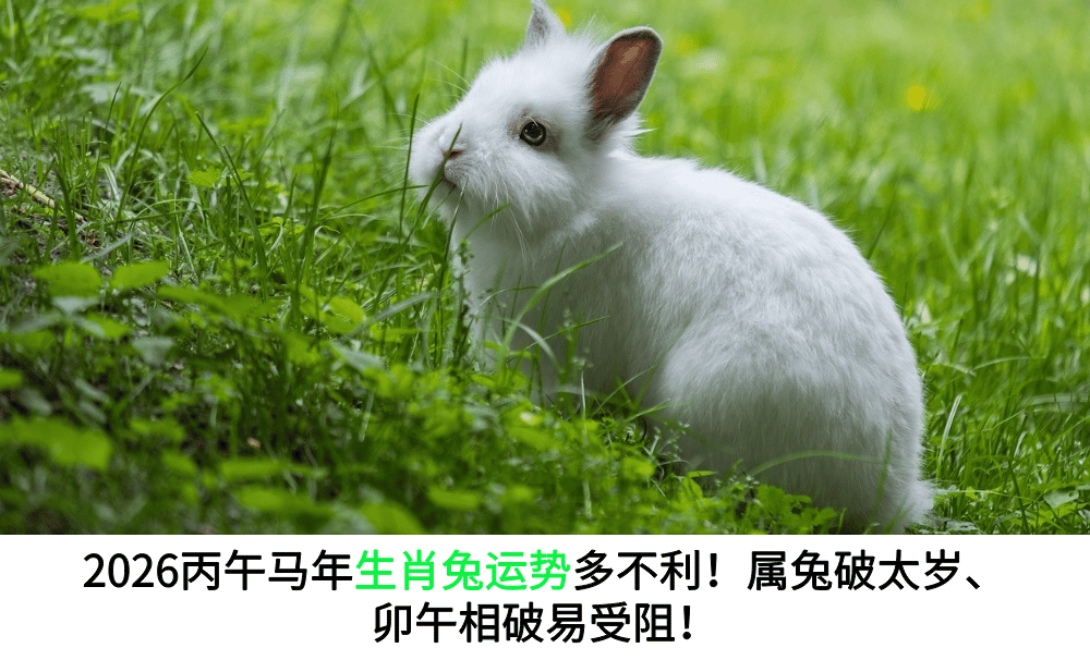 2026丙午马年生肖兔运势