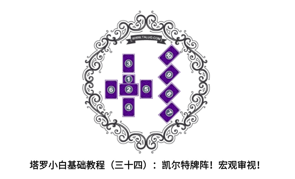 塔罗小白基础教程（三十四）：凯尔特牌阵！宏观审视！