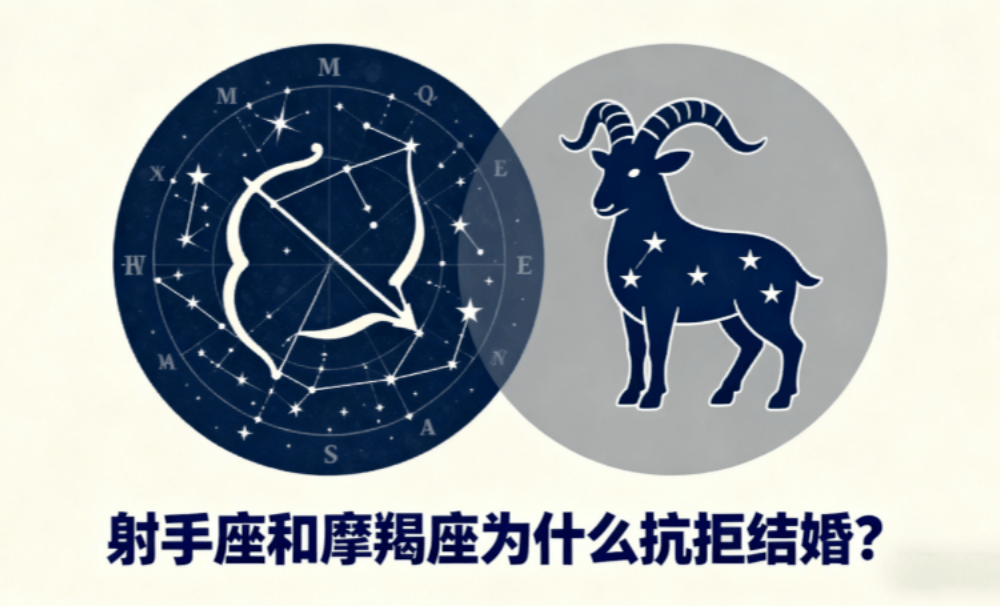 射手座和摩羯座为什么抗拒结婚？