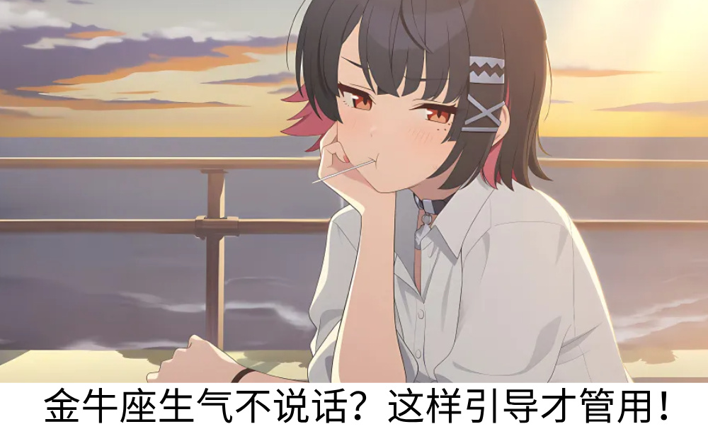 金牛座生气不说话?这样引导才管用!