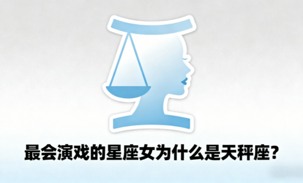 最会演戏的星座女为什么是天秤座？