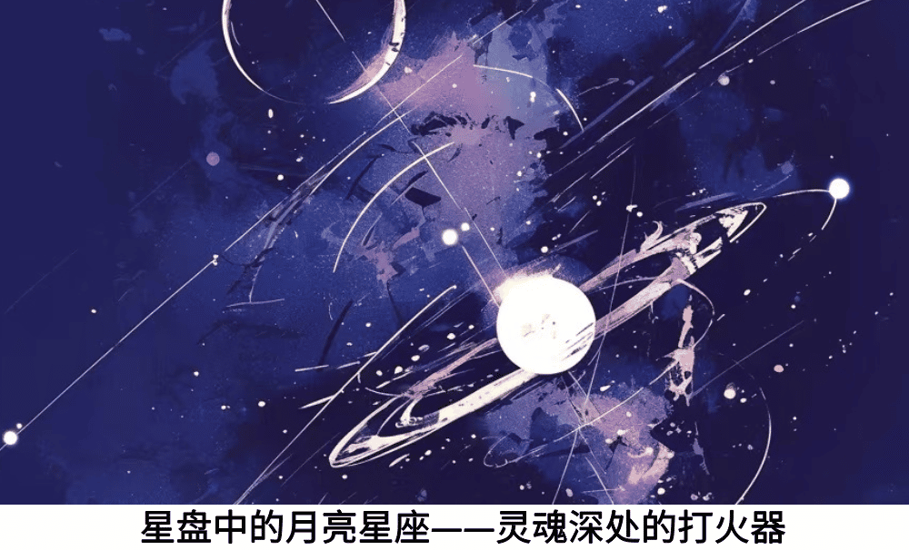 星盘中的月亮星座——灵魂深处的打火器