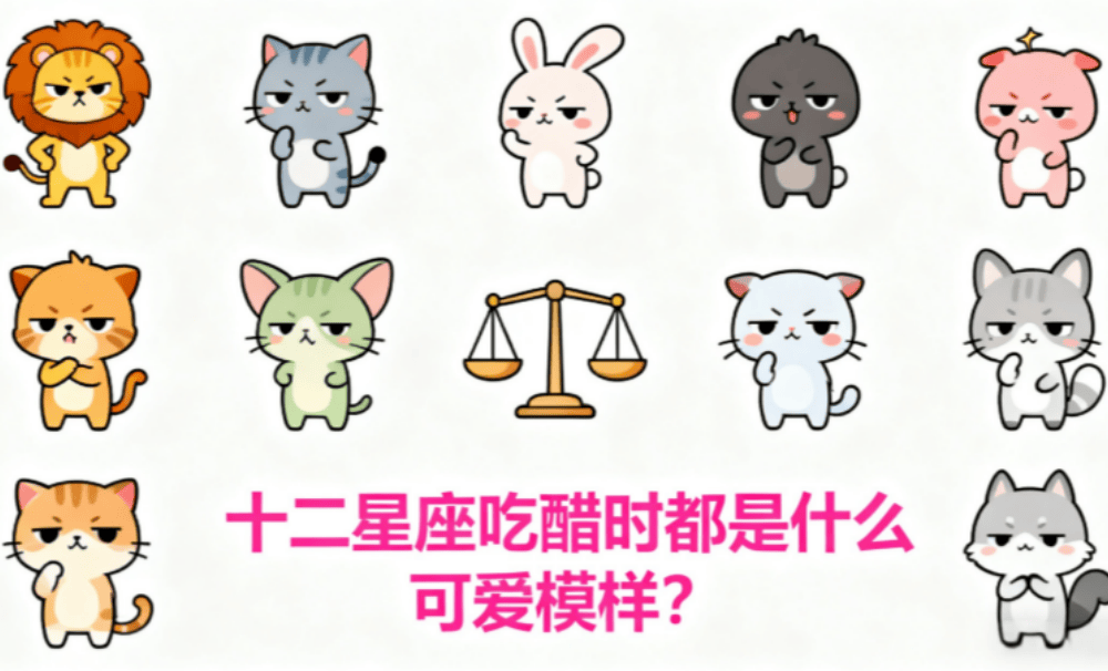 十二星座吃醋时都是什么可爱模样？