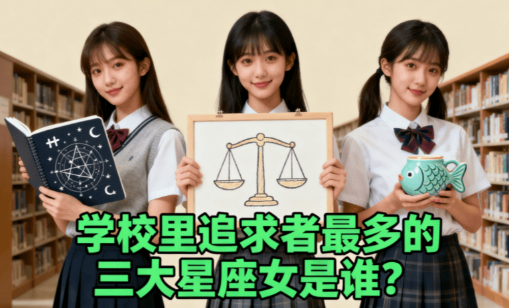 学校里追求者最多的三大星座女是谁？