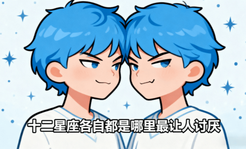 十二星座各自都是哪里最让人讨厌?