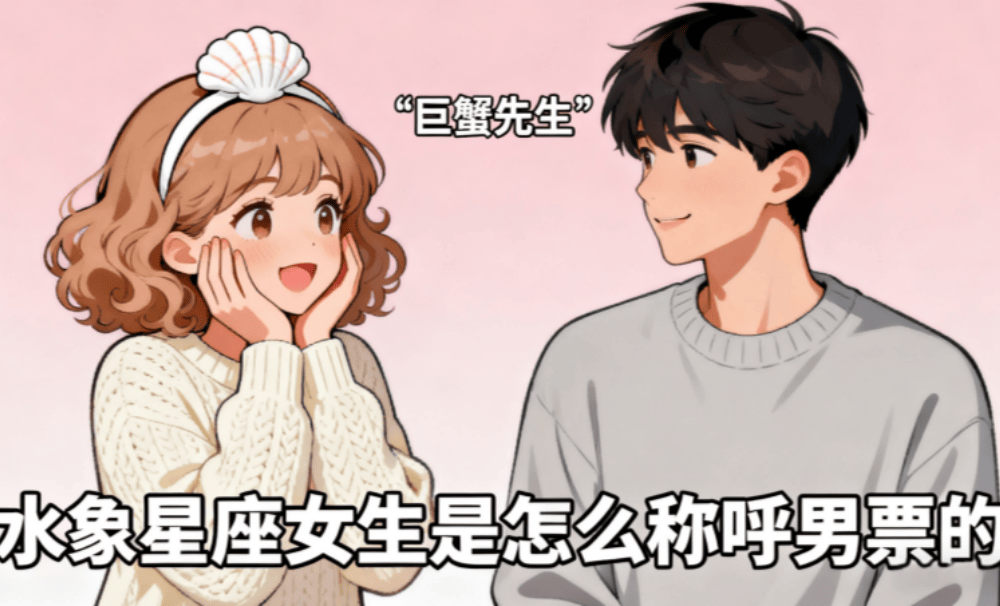 水象星座女生是怎么称呼男票的?