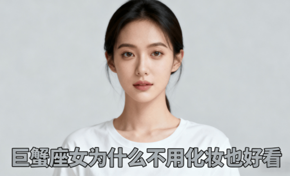 巨蟹座女为什么不用化妆也好看？