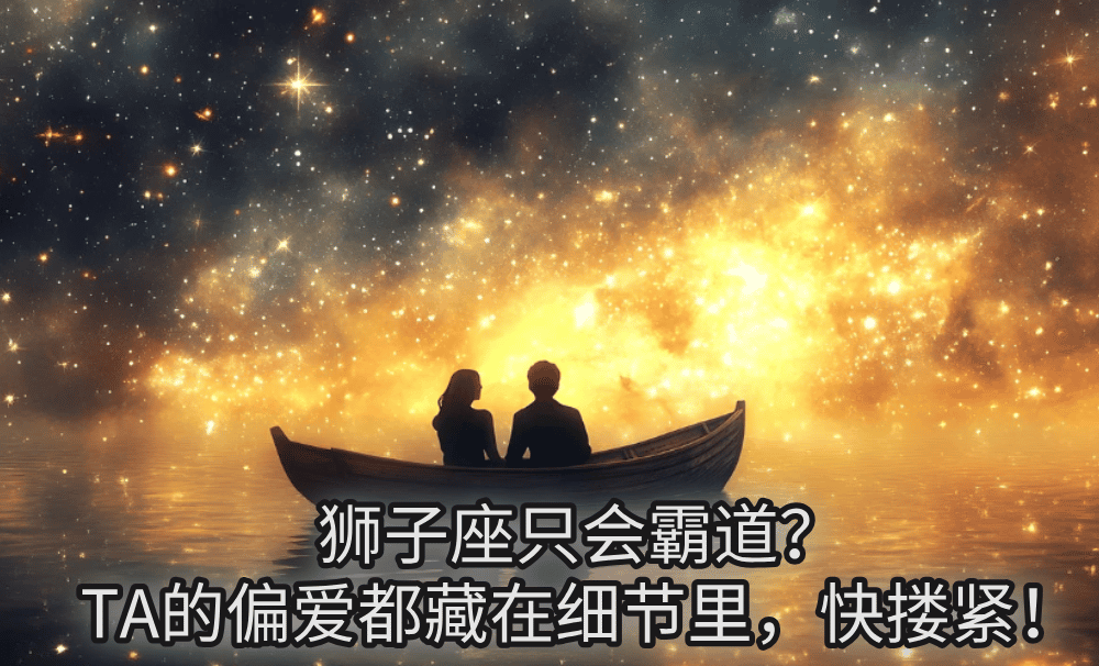 狮子座只会霸道？TA的偏爱都藏在细节里，快搂紧！