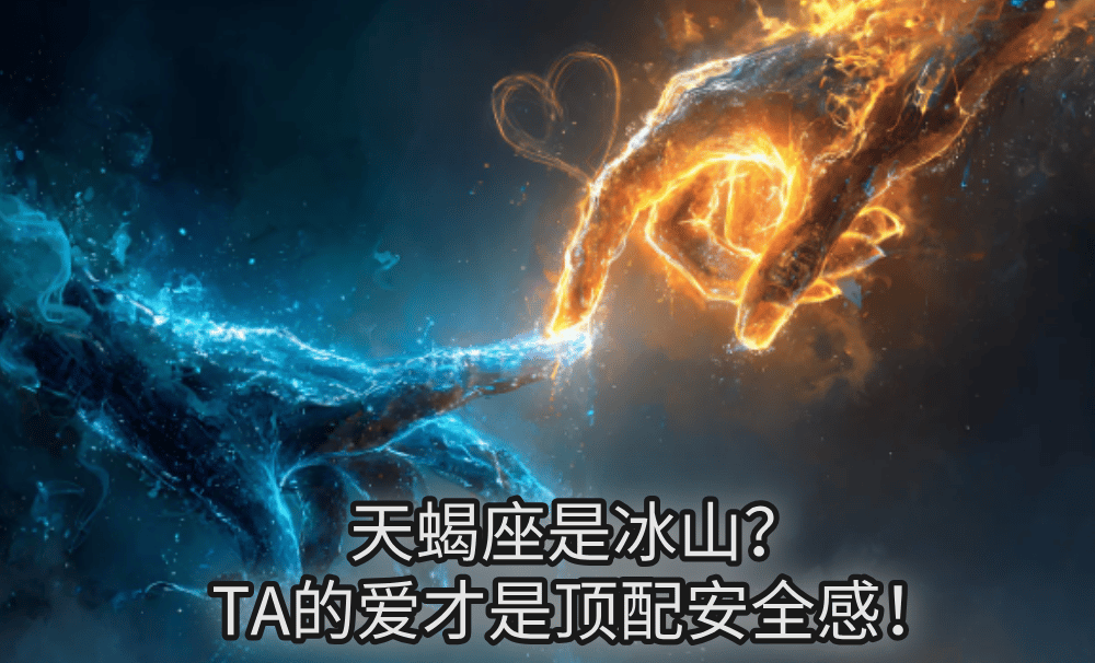 天蝎座是冰山？TA的爱才是顶配安全感！