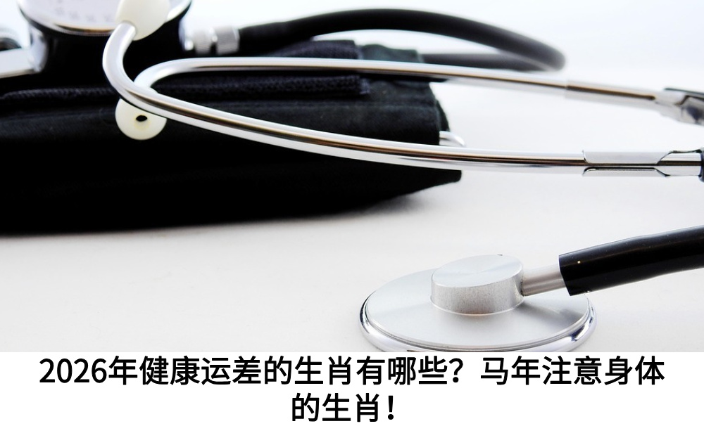 2026年健康运差的生肖有哪些？马年注意身体的生肖！