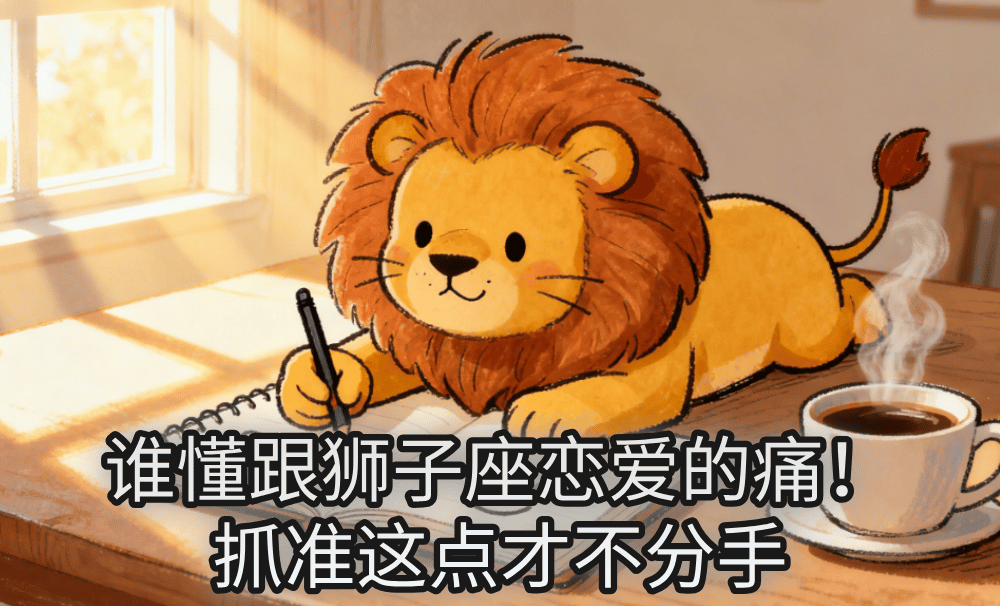 谁懂跟狮子座恋爱的痛！抓准这点才不分手