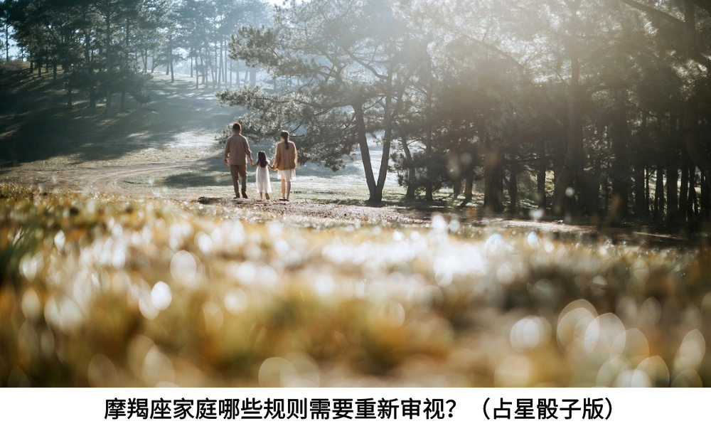 摩羯座家庭哪些规则需要重新审视？（占星骰子版）