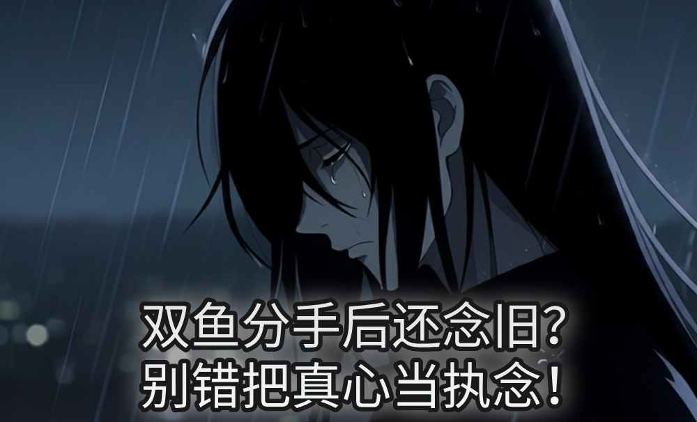 双鱼分手后还念旧？别错把真心当执念！
