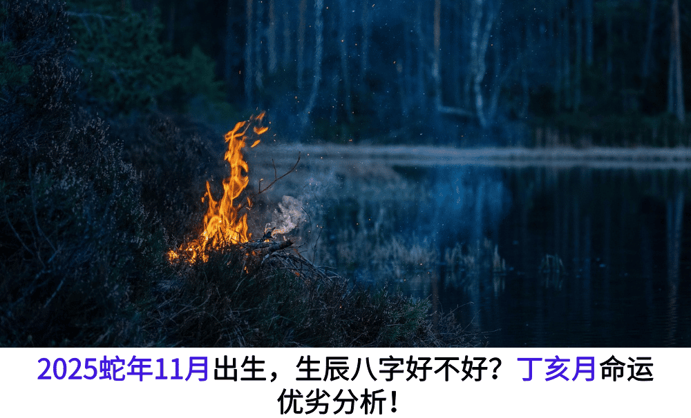 2025蛇年11月出生生辰八字怎么样？丁亥月命运优劣