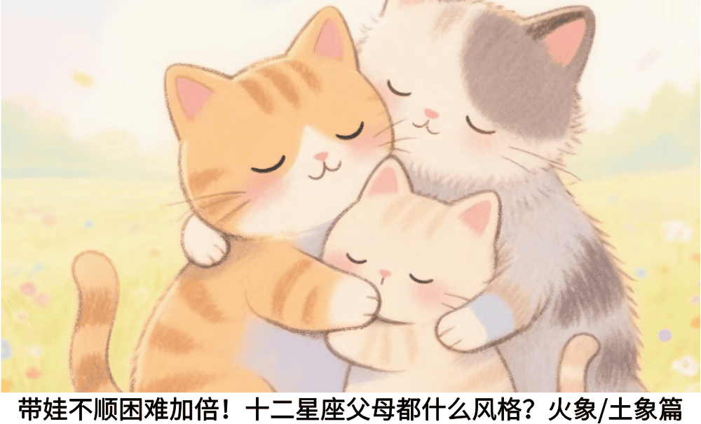 带娃不顺困难加倍！十二星座父母都什么风格？火象/土象篇