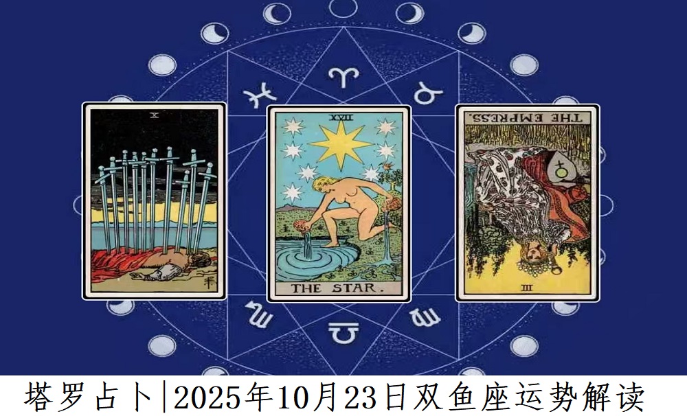 塔罗占卜|2025年10月23日双鱼座事业、爱情、财富运势解读
