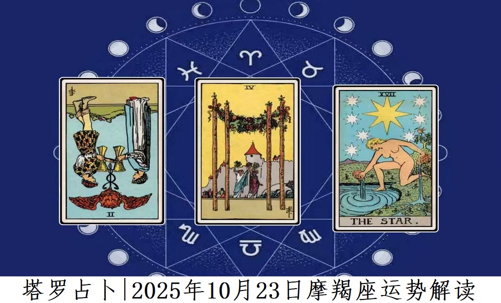 塔罗占卜|2025年10月23日摩羯座事业、爱情、财富运势解读