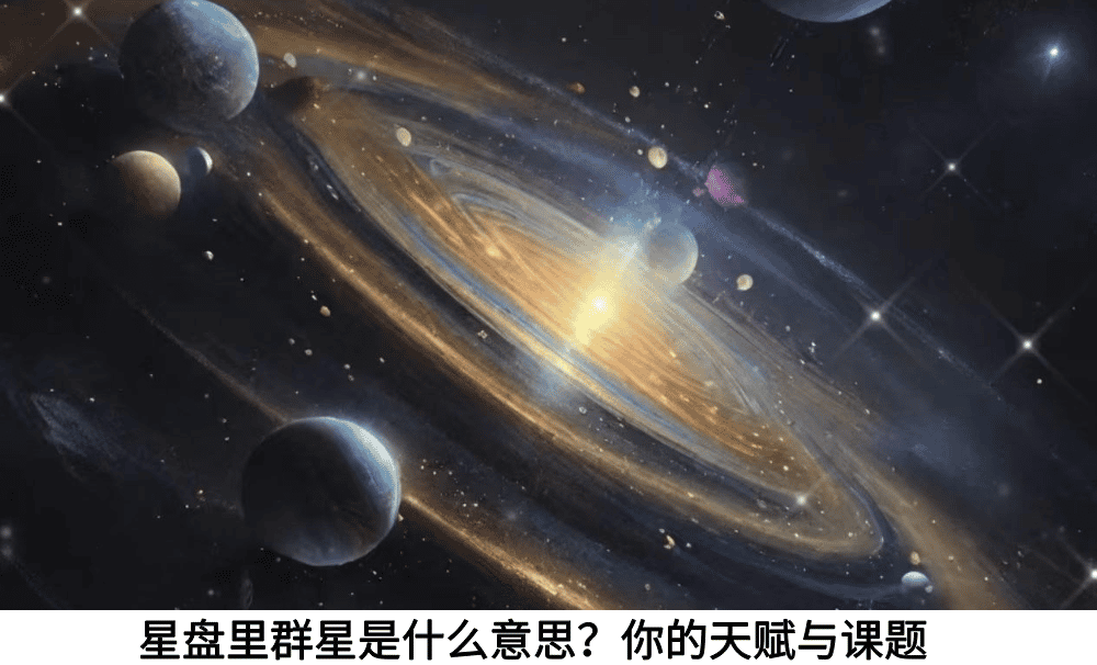 星盘里群星是什么意思？你的天赋与课题