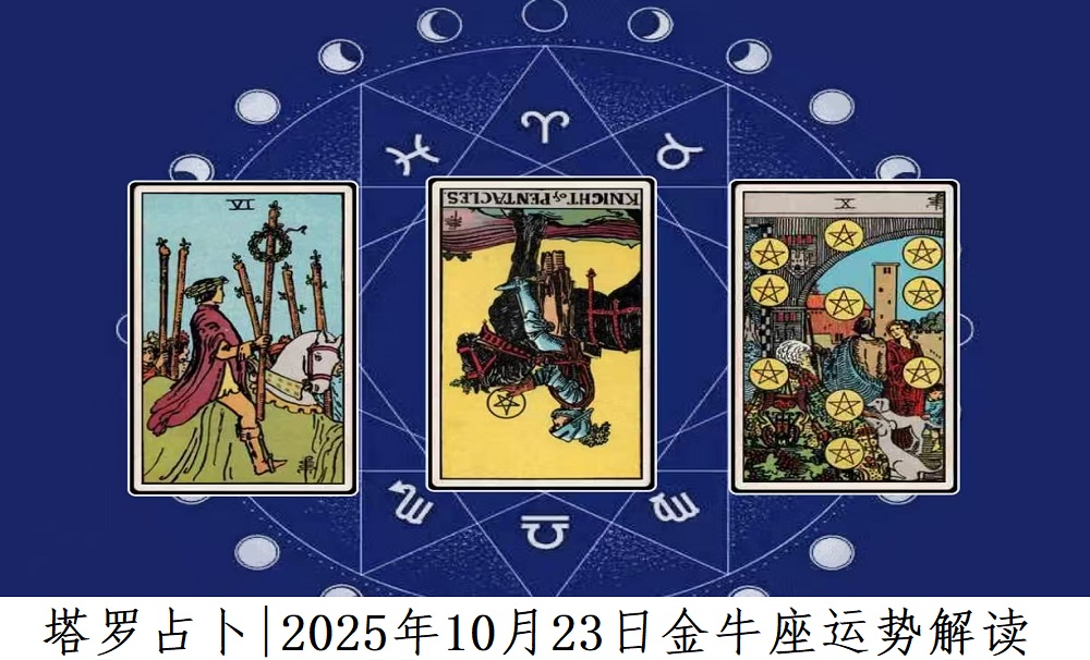 塔罗占卜|2025年10月23日金牛座事业、爱情、财富运势解读