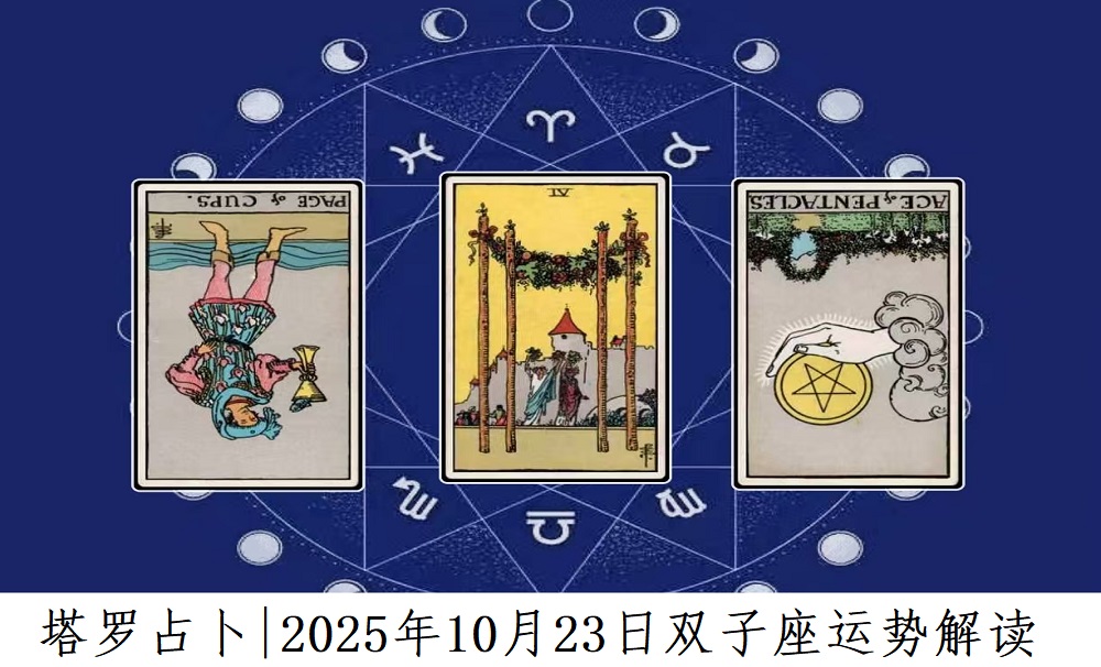 塔罗占卜|2025年10月23日双子座事业、爱情、财富运势解读