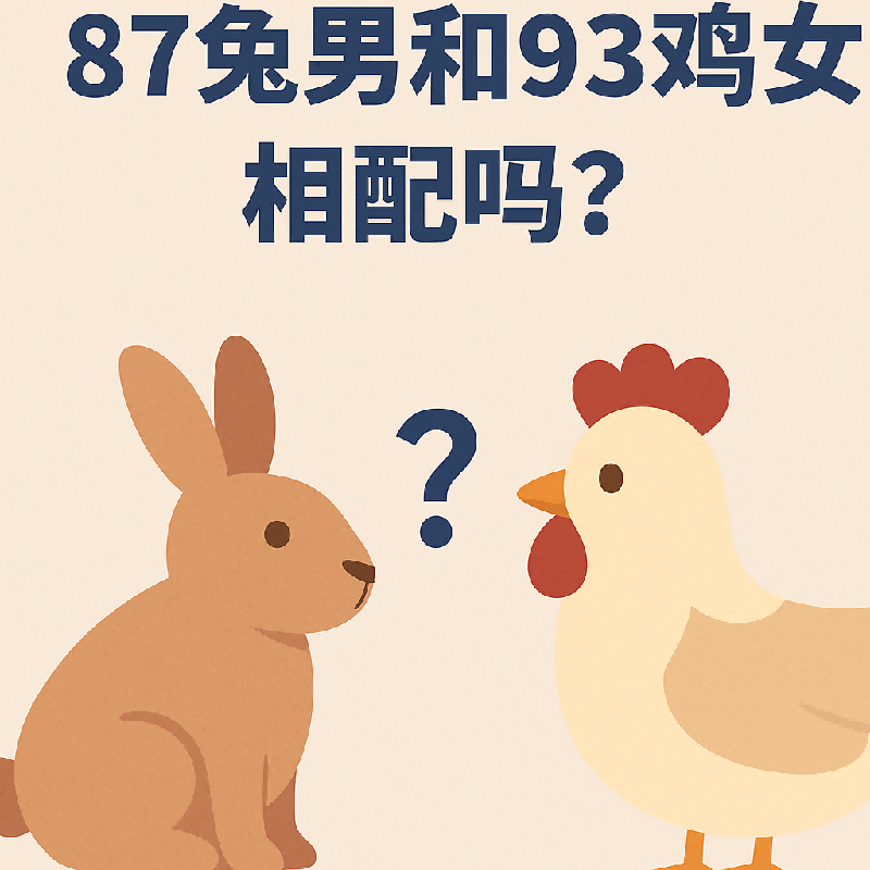 87年兔男93年鸡女的婚姻命运如何