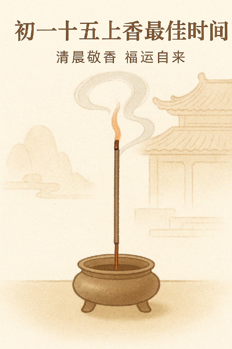 初一十五上香最佳时间是什么时候