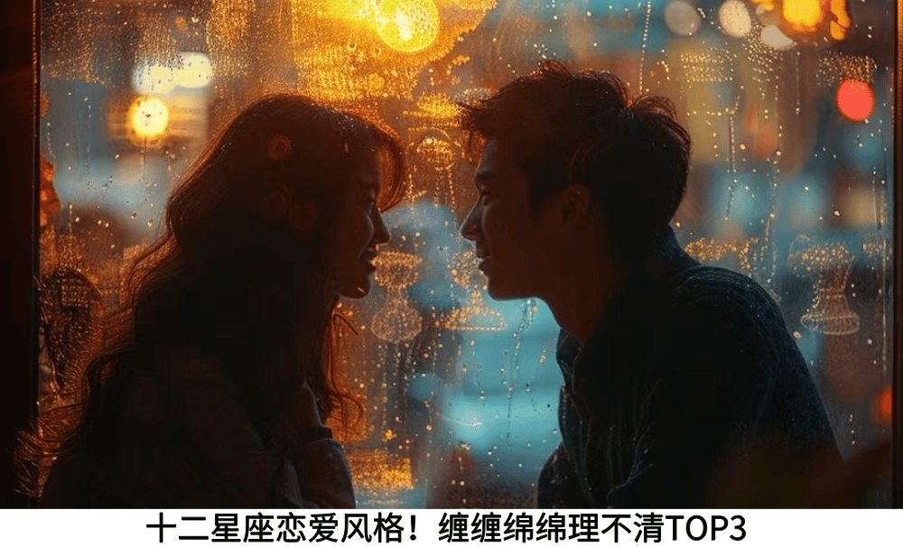 十二星座恋爱风格!缠缠绵绵理不清TOP3