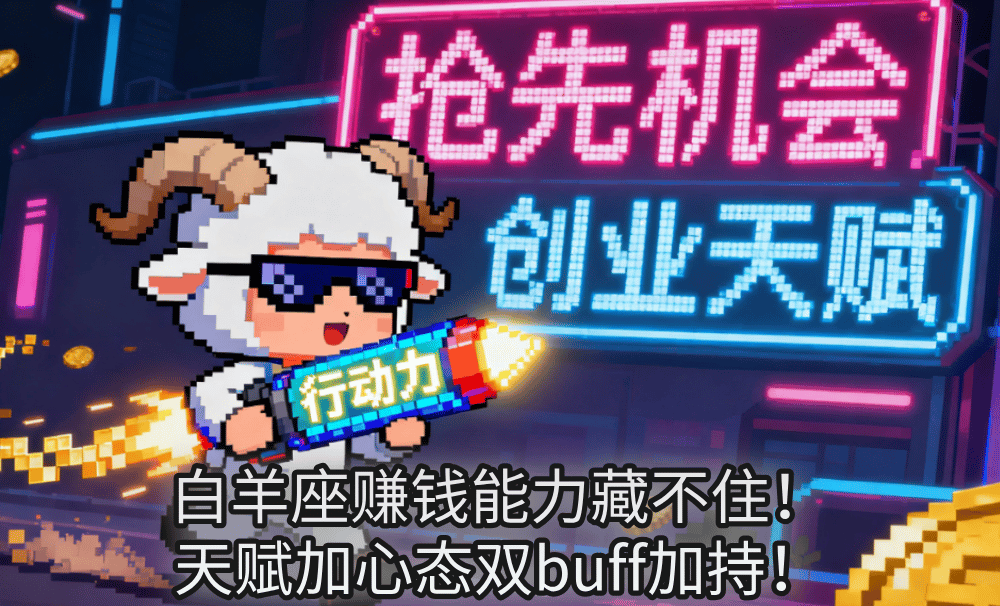 白羊座赚钱能力藏不住!天赋加心态双buff加持!