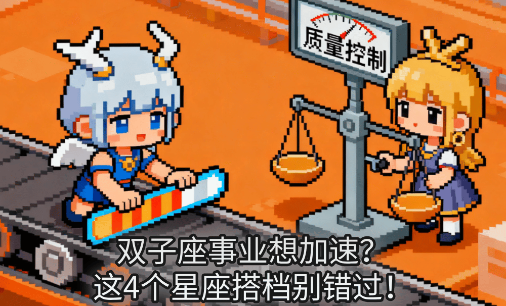 双子座事业想加速？这4个星座搭档别错过！