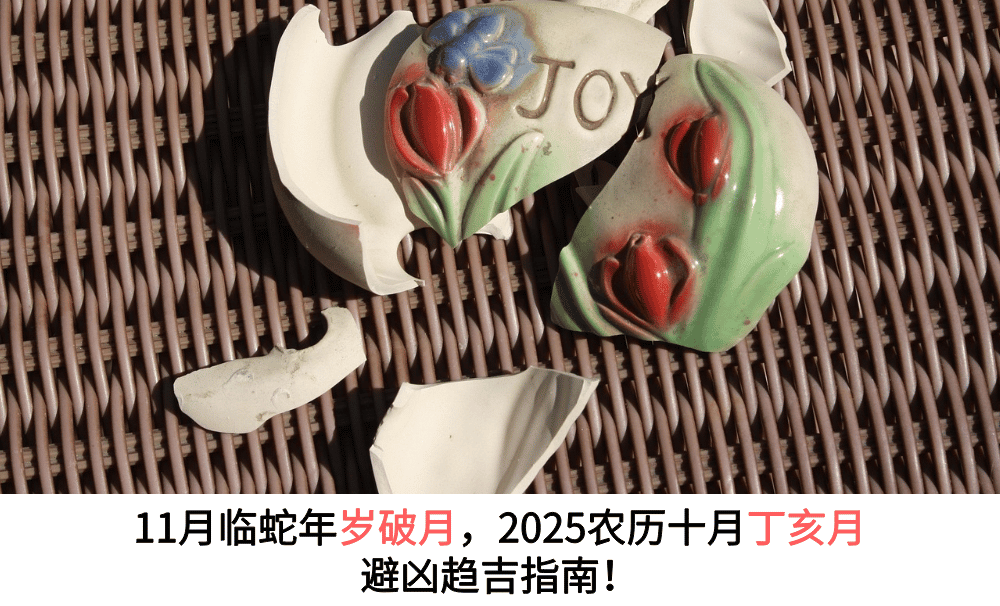 11月临蛇年岁破月,2025农历十月丁亥月避凶趋吉指南!