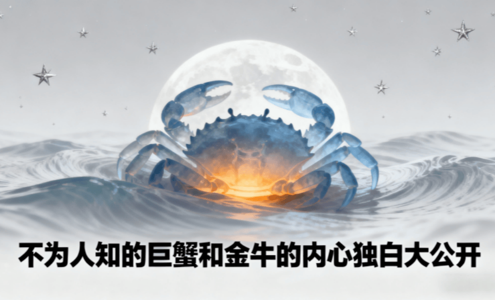 不为人知的巨蟹和金牛的内心独白大公开
