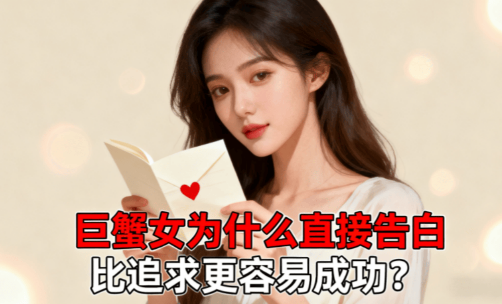 巨蟹女为什么直接告白比追求更容易成功?
