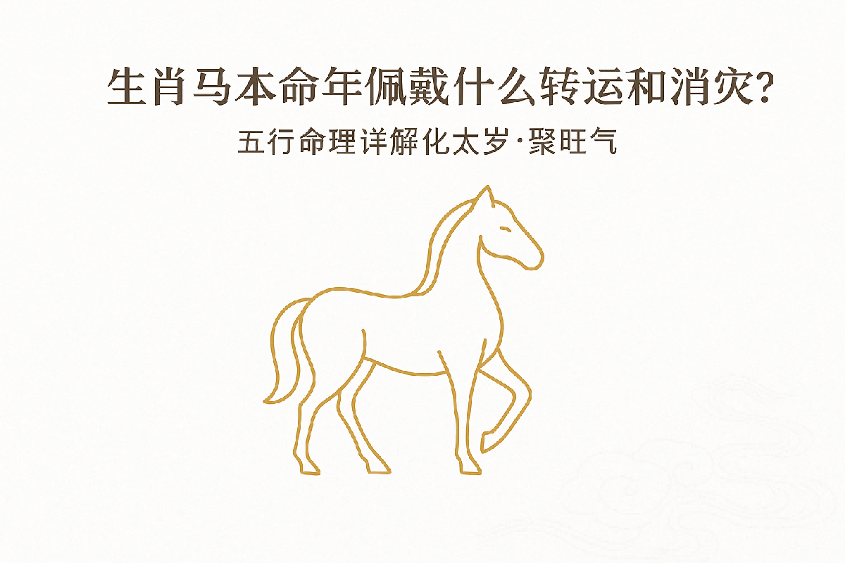 生肖马本命年佩戴什么转运和消灾