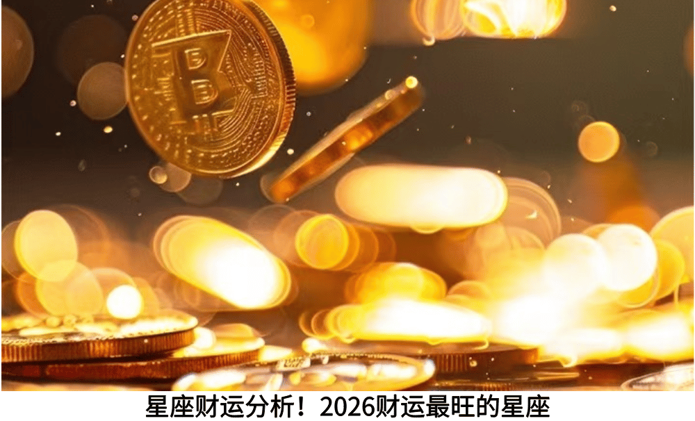 星座财运分析!2026财运最旺的星座