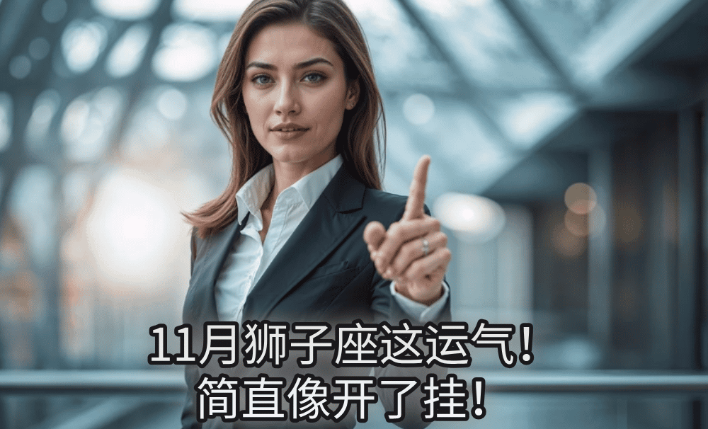 11月狮子座这运气!简直像开了挂!