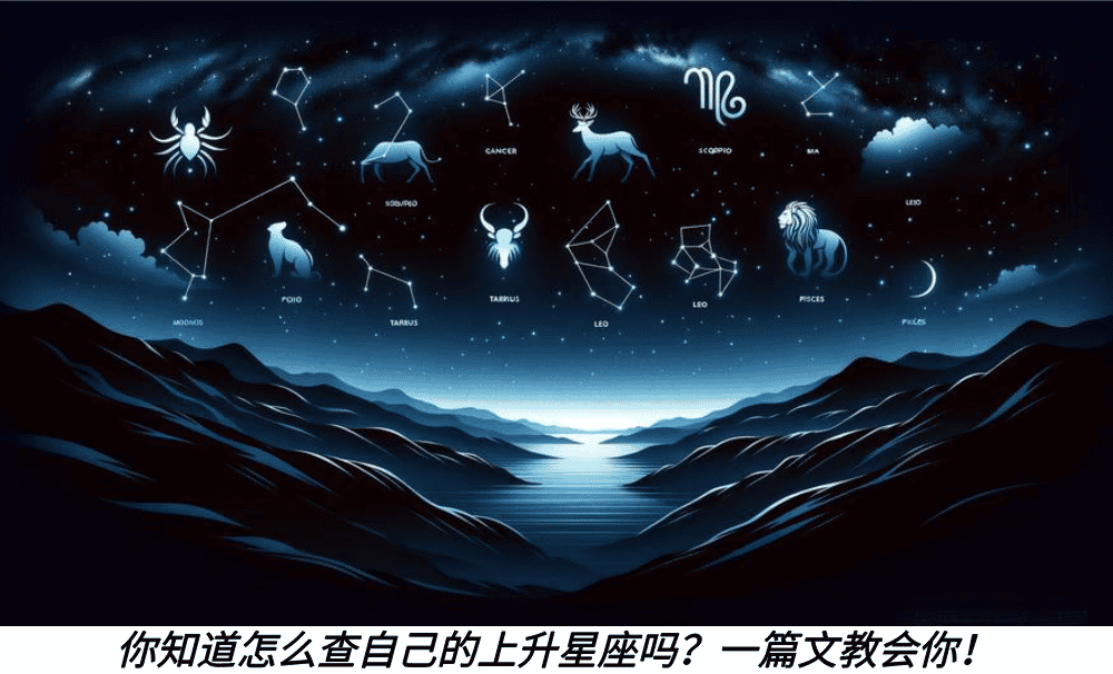 你知道怎么查自己的上升星座吗?一篇文教会你!