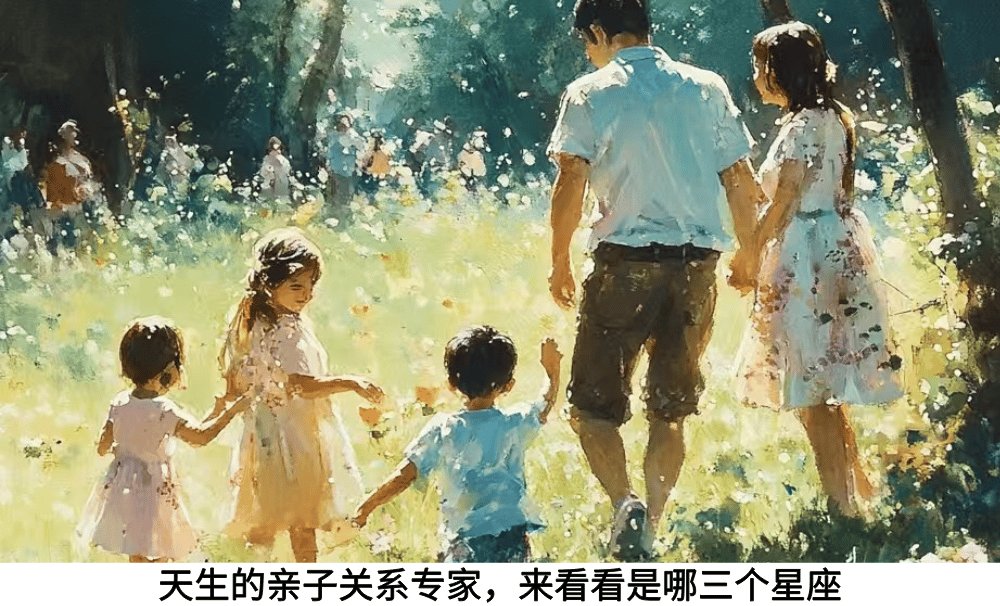 天生的亲子关系专家，来看看是哪三个星座