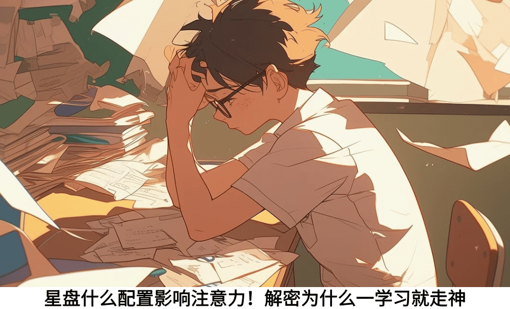 星盘什么配置影响注意力！解密为什么一学习就走神
