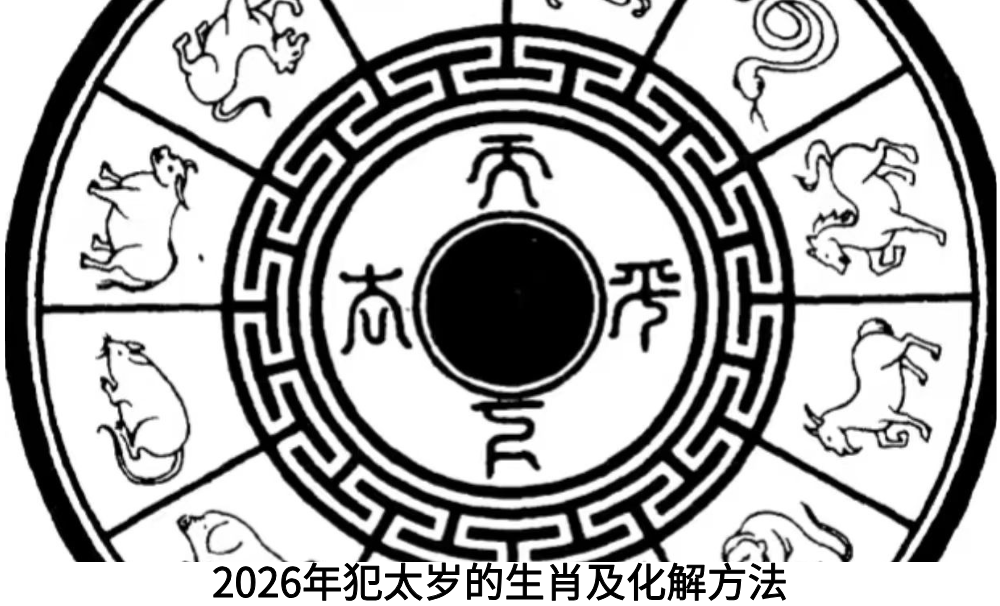 2026年犯太岁的生肖及化解方法