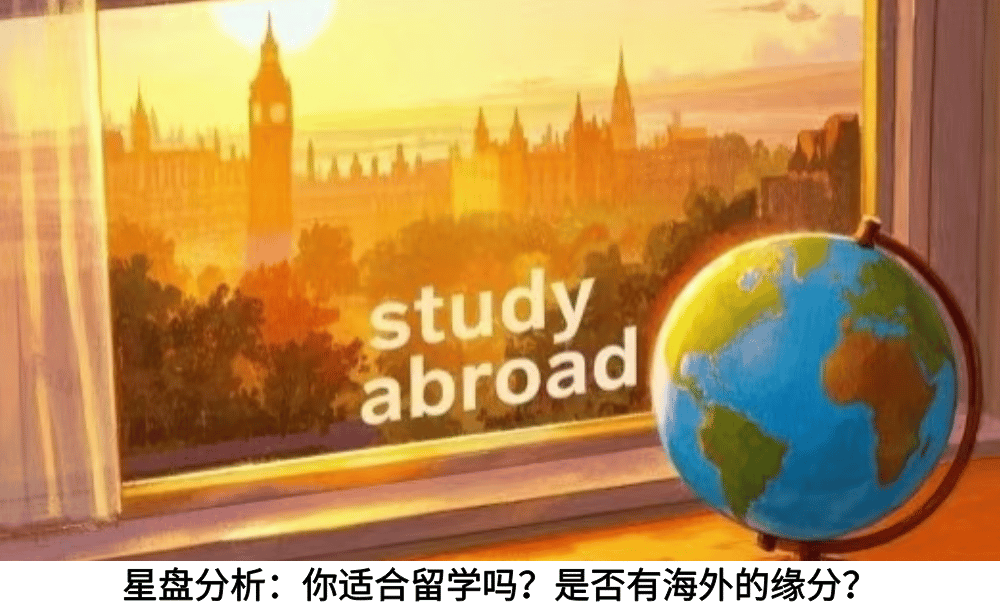 星盘分析：你适合留学吗？是否有海外的缘分？