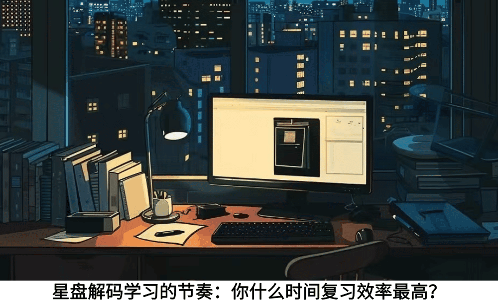 星盘解码学习的节奏:你什么时间复习效率最高?