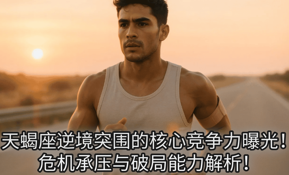 天蝎座逆境突围的核心竞争力曝光!危机承压与破局能力解析!