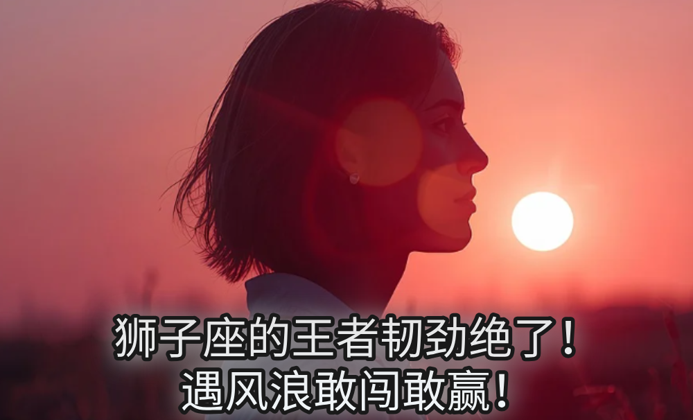 狮子座的王者韧劲绝了！遇风浪敢闯敢赢！