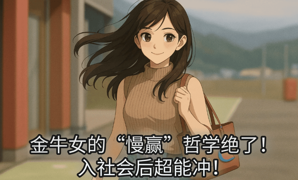 金牛女的“慢赢”哲学绝了!入社会后超能冲!