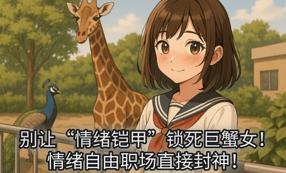 别让“情绪铠甲”锁死巨蟹女!情绪自由职场直接封神!