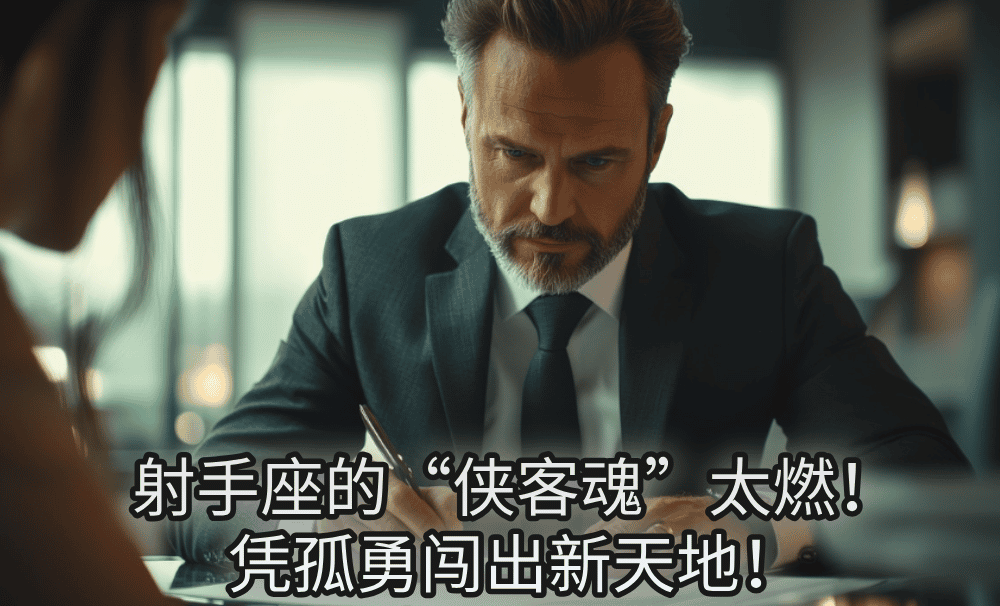 射手座的“侠客魂”太燃!凭孤勇闯出新天地!