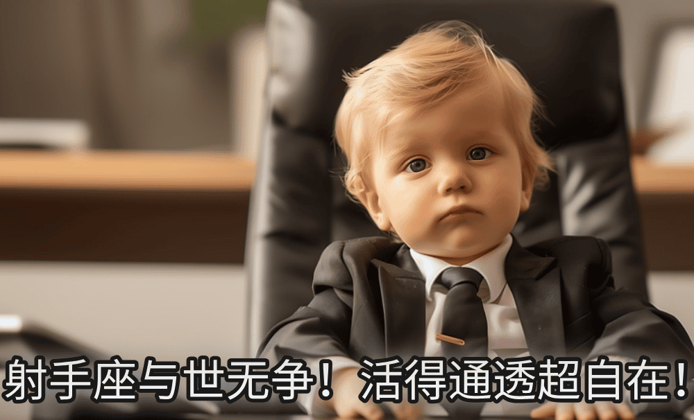 射手座与世无争!活得通透超自在!